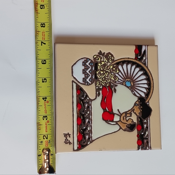 Earthtones Tiles Southwestern Wall Decor Trivet Vintage 1990 Tu-Oti - Picture 5 of 6